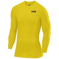 TCA Langarmshirt TCA SuperThermal Kompressionsshirt für Herren und Jungen - Gelb (1-tlg) von TCA