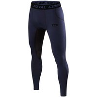 TCA Lauftights TCA Herren Leggings, Kompressionshose, Dunkelblau, XL (1-tlg) von TCA