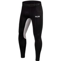 TCA Lauftights TCA Herren Leggings, Kompressionshose, Sporthose - Schwarz/Hellgrau (1-tlg) von TCA