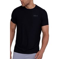 TCA T-Shirt TCA Herren Galaxy Fitness Lauf Shirt - Schwarz (1-tlg) von TCA