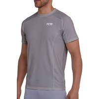 TCA T-Shirt TCA Herren Quickdry Sportshirt - Hellgrau, XL (1-tlg) von TCA