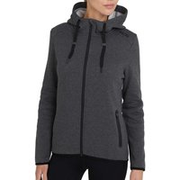 TCA Trainingspullover TCA Damen Hoodie mit Kapuze und Reißverschlusstaschen - Grau, M (1-tlg) von TCA