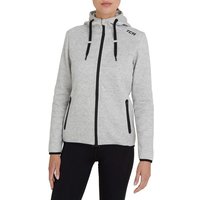 TCA Trainingspullover TCA Damen Revolution Hoodie, Hellgrau, Kapuze, Reißverschlusstaschen (1-tlg) von TCA