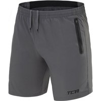 TCA Trainingsshorts TCA Herren Elite Tech Laufhose mit Reißverschlusstaschen - Grau, XS (1-tlg) von TCA