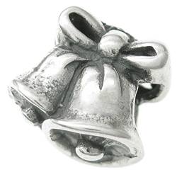 925 Sterling Silber Jingle Hochzeit Weihnachten Glocke Perle für europäische Charm-Armbänder von TCC Sourcing