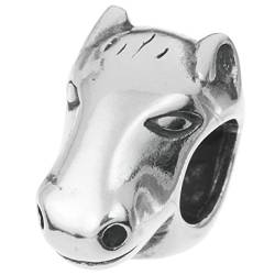 925 Sterling Silber Pferdekopf Bead für europäische Charm-Armbänder von TCC Sourcing