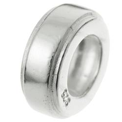 925 Sterling Silber Rund Ring Spacer Bead Abstandhalter für europäische Charm-Armbänder von TCC Sourcing