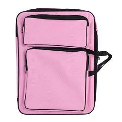 Zeichentasche A3 Transporttasche 8K Zeichenmappe mit Griff Schultergurt Rucksack Kinder Kunstmappe für Zeichentafel Skizzenbuch Transportmappe Malerei Zeichenplatte Tragetasche Outdoor Rosa von TCNGKIJIUK