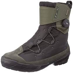 TCX Herren Infinity 3 Mid Wp Motorcycle Boot, Black Military Green, 45 EU von TCX