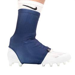 TD Spats Fußball-Stollenabdeckungen – Premium-Wraps für Stollen, für Fußball, Fußball, Feldhockey oder Rasen, Dallas Marineblau, Large von TD Spats