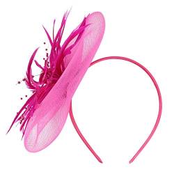 B Ware Kleidung Damen Headband Party Frauen Faschingsköpfe Schweißband Stirnband (Hot Pink, One Size) von TDEOK