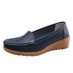 Damenschuhe Halbschuhe Auf dem rutschigen Knöchel Flache Römischen Frauen Freizeitstiefel für Frauen Flock Loafers Sexy Schuhe Damen Billig von TDEOK