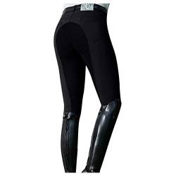 Reitleggings MäDchen Vollbesatz Reitsport-Hosen FüR Damen Reithose High Waist Reitleggings Outdoor Hosen Vollbesatzreithose Reitleggings Mit Handytasche Reithosen Vollbesatz Jogginghose/Sportreithose von TDEOK