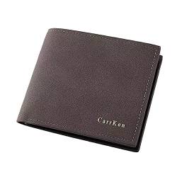 TDEOK , modische, multifunktionale, weiche -Geldbörse für Herren Männer Brieftasche (Coffee, One Size) von TDEOK