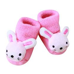 TDEOK Anime -Slip Mädchen Socken Baby Pantoffel warme Stiefel Schuhe Baby Pflege Musselin Strampler (B, M) von TDEOK