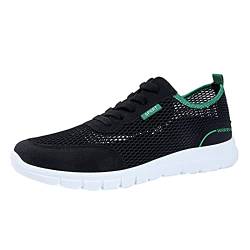 TDEOK Herren Business Schuhe Hoch Atmungsaktive Schuhe Mode Männer Lace-up Sport Bottom Mesh weiche lässige für Herren Sportschuhe Herren Angebote von TDEOK