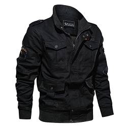 TDEOK Lederjacke Herren Echtleder Wildleder Winterjacke üBergangsjacke Kunstlederjacke Kunstleder Jacke Bikerjacke Herrenjacke Leder Echtlederjacke Wasserdicht Warm Windbreaker Bomberjacke von TDEOK