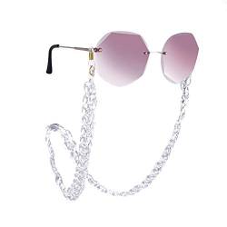 TEAMER Modische Acryl-Brillenkette mit gedrehten Kettengliedern, rutschfest, für Damen von TEAMER