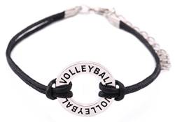 Teamer verstellbares Wachsband Armband Volleyball Charm Schmuck für Frauen/Mann von TEAMER