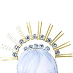 Auffälliges Haarband, Ball-Stirnband für Clubbing und Aufführungen, Haarschmuck für Damen, Mädchen, Frauen, Dekoration von TEBI