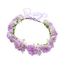 Blumenstirnbänder für Damen, Brautschmuck, Blumenkranz, perfektes Geschenk, geeignet für verschiedene Anlässe, Hochzeitszeremonien von TEBI