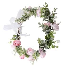 Brautblumen-Haarbänder für Hochzeit, Blumen-Haarbänder, Blumen-Haarbänder, Blumenkranz, Blumen-Haarbänder für Damen von TEBI