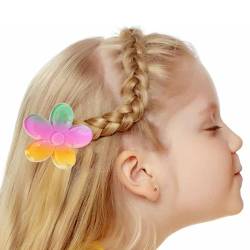 Bunte Blumenklammer für Damen, Haarspangen, Kiefer-Clip, Sommer-Haarspange, Mädchen, Haarstyling-Zubehör, Sommer-Haarspange von TEBI