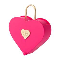 TEBI Love Heart Präsentationsbox Aufbewahrungsbox für Ohrringe, Halsketten, Ringe, Armbänder, Broschen, Valentinstagsgeschenk für Frauen, Halsketten-Aufbewahrungstasche von TEBI