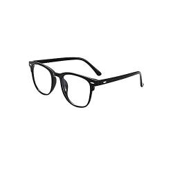 Blaulichtblockierende Brille für Computer, Gaming, transparenter Rahmen, quadratisch, Nerd, gegen Kopfschmerzen, Augenanstrengung für Damen und Herren von TECH-LINE-DIRECT