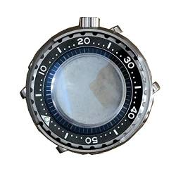 45 mm Edelstahl-Uhrengehäuse Mineralglas für NH35/NH36 mechanisches Uhrwerk von TECKEEN