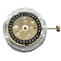TECKEEN 3-Zeiger-Uhrwerk automatisches mechanisches Uhrwerk schwarz für 2813 8215 für Selbstaufzugswerk, Date at 3 O'Clock von TECKEEN