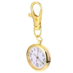 TEHAUX Taschenuhr Zubehör Legierung Uhr Dekorative Hangsuhr mit Schlüsselbund Hanging Watch Schlüsselanhänger Taschenuhr von TEHAUX