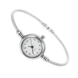 TEHAUX Uhr Uhr Armbänder Für Frauen Quarzarmband Edelstahl-Armbanduhr Für Mädchen Armband-Armbanduhr Quarzuhr Damen Quarzuhr Für Damen Damenuhren Roségold Schwesterntisch von TEHAUX