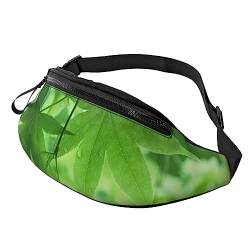 Green Nature Bauchtasche für Herren und Damen, verstellbar, modisch, Sport-Brusttasche, Schwarz, Einheitsgröße, Schwarz , Einheitsgröße von TEMKIN