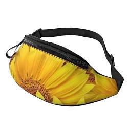 Sunflowers Bauchtasche für Herren und Damen, verstellbar, modisch, Sport-Brusttasche, Schwarz, Einheitsgröße, Schwarz , Einheitsgröße von TEMKIN