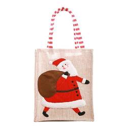 TENDYCOCO Handtasche Weihnachten Cartoon Weihnachten Tote Schulter Aufbewahrungstasche Geschenktüte für Weihnachtsfeier Urlaub von TENDYCOCO