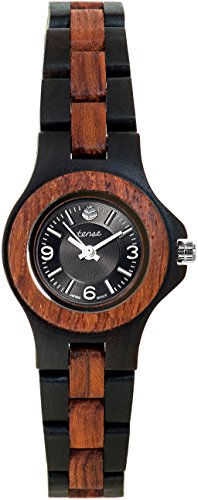 TENSE ' ' Damen Holzuhr Ø 31 mm Armbanduhr aus Holz analog Quarz L4300DR-BSIL von TENSE