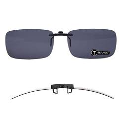 TERAISE Polarisierte Sonnenbrille Clip über Brillen Blendschutz UV400 clip on sonnenbrille für Männer Frauen Fahren von TERAISE