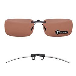 TERAISE Polarisierte Sonnenbrille Clip über Brillen Blendschutz UV400 clip on sonnenbrille für Männer Frauen Fahren von TERAISE