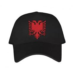 Basecap Albanien Adler Kappen Albanien Baseballmütze Cool Männer Frauen Im Freien Verstellbare Albanien Flaggenhüte Verstellbar Lässig Hip Hop lustig Outdoor Sport Sonnenhut Geschenk von TERCAN