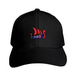 TERCAN Basecap Vatertag Norwegen Wikingerschiff Norwegische Flagge Drachenschiff T Snapback Hut Blau Vatertag Outdoor-Sportmütze Weihnachten Geburtstag Geschenk von TERCAN