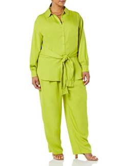 TEREA Bluse für Damen, Selah Vorderseite zum Binden, Citronelle, Größe XL von TEREA