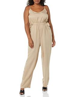 TEREA Millie Jumpsuit für Damen, mit Trägern, Hummus, Größe XL von TEREA