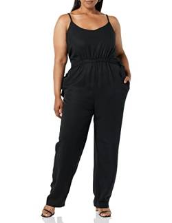 TEREA Millie Jumpsuit für Damen, mit Trägern, Schwarz, Größe XL von TEREA