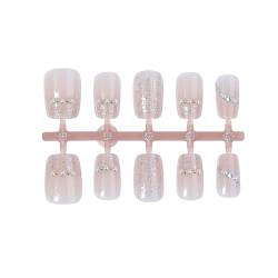 Coffin Press On Nails Rouge Designs Elegant On Nails Künstliche Nägel für Frauen und Mädchen von TERNCOEW