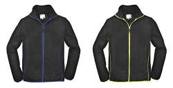 Herren Fleecejacke Gr.M schwarz/limette von TERRAX WORKWEAR