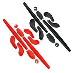 TERYDANBLE Kompatibel/Ersatz Gummi Kit für Oakley Juliet mit Rot/Schwarz Farbe von TERYDANBLE