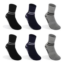 TEXEMP 6 Paar Thermo Socken Herren & Damen Baumwolle Warme Wintersocken Strümpfe Skisocken Dicke Arbeitssocken - 6 Paar, 43-46, Lager 29 von TEXEMP