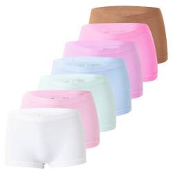 TEXEMP 6er Pack Damen Pantys - Frauen Shortys Hipster Hotpants Unterhose Slip Bunt (Lager 103, L, 6er Pack) von TEXEMP