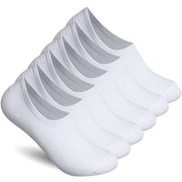 TEXEMP Füßlinge 6 - 18 Paar Invisible Sneaker Socken Damen & Herren Gekämmte Baumwolle (Packung, 6-Paar) Unsichtbar & Rutschfest in den Schuhen von TEXEMP